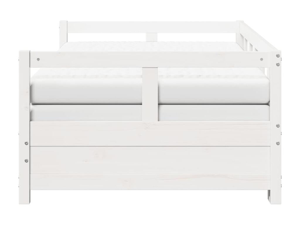 Lit de jour et lit gigogne et matelas 90x190 cm Mobenze pin massif HBNA29678