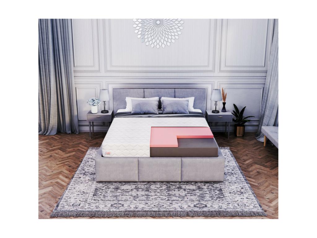 Matelas Boislis - Mousse - Mémoire de Forme - Epaisseur 16cm 140x200 cm cm QBOW72184