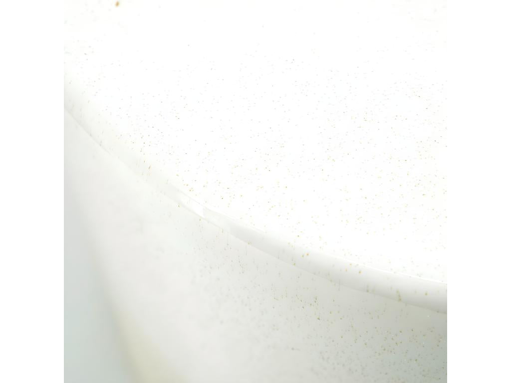 Boislis - Table d'appoint ronde en céramique 42cm - Blanc RQKI47100