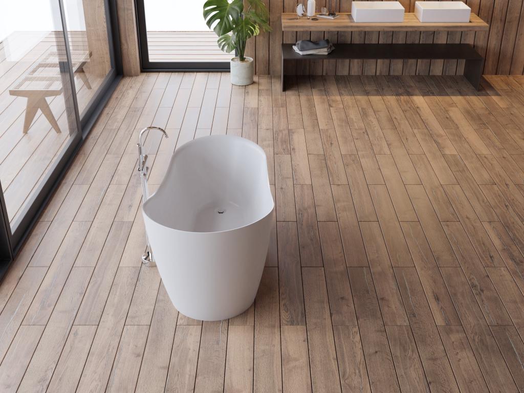 Baignoire îlot ovale Boislis L- 170 x l- 79 cm par Boislis RCKW73351