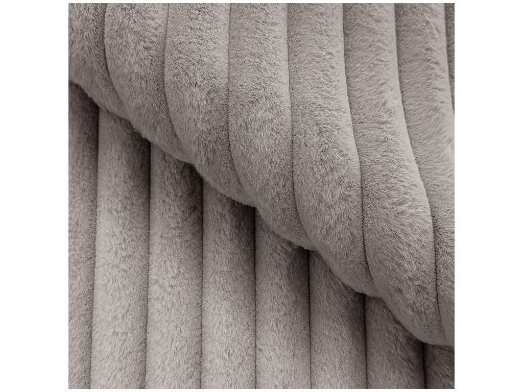 Boislis Lit avec cadre 140x200 Buffy - Lit capitonné avec Rangement Tissu de fourrure Gris clair Boislis 07 TPSY20078