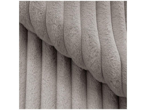 Boislis Lit avec cadre 140x200 Buffy - Lit capitonné avec Rangement Tissu de fourrure Gris clair Boislis 07 TPSY20078