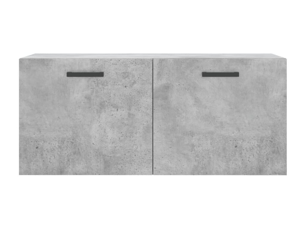 Armoire murale gris béton 80x36.5x35 cm bois d'ingénierie KRPG69502
