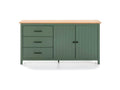 Buffet 2 portes 3 tiroirs Bois/Vert - Boislis WYOS13852