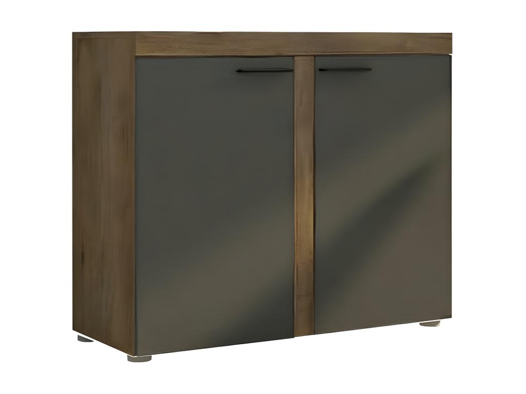 Buffet Boislis 120 Lefkas chêne - Graphite 82x98cm Le nombre de portes 240cm Étagères IXNR07823