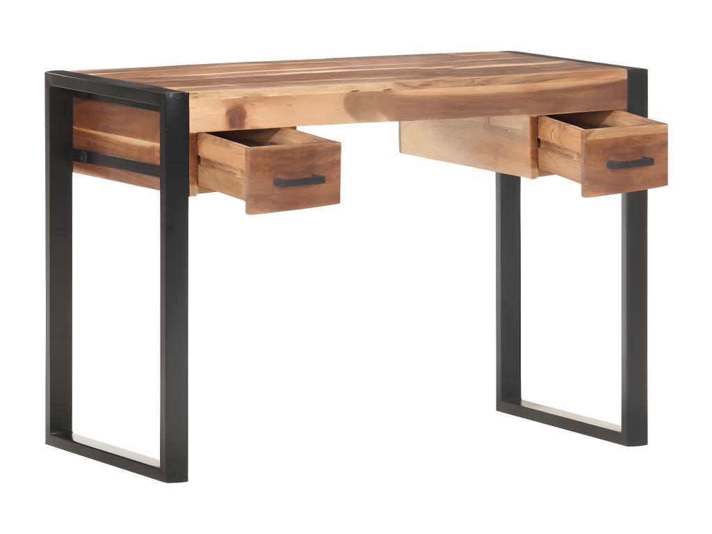 Bureau 110x50x76 cm Bois solide KQRJ50092