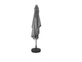 Parasol droit rectangulaire 2x3m - Boislis gris - mât central en aluminium orientable et Boislis d'ouverture VHDX75891