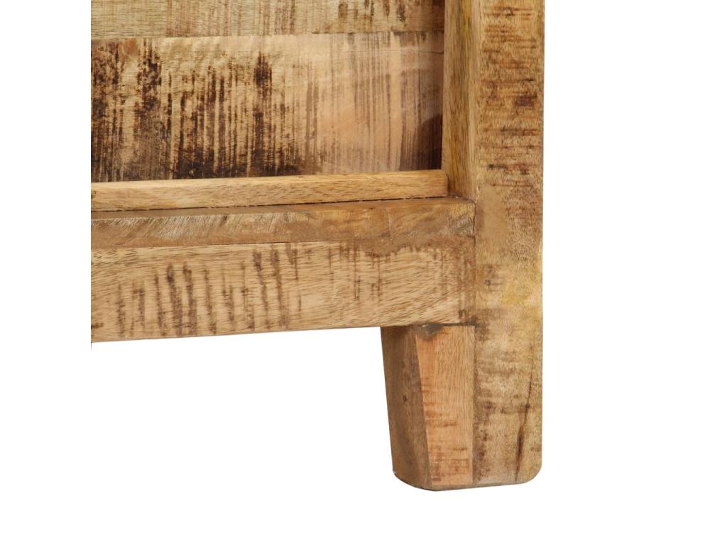 Buffet Bois de manguier solide 160x40x80 cm GHQO87410