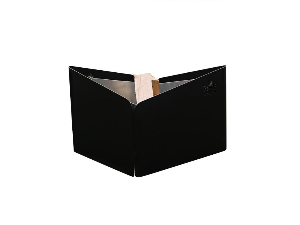 Boislis Brasero à bois 79x69cm - levant noir GBCB15501
