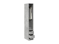 Garde-robe gris béton 30x50x200 cm bois d'ingénierie QZQA04685