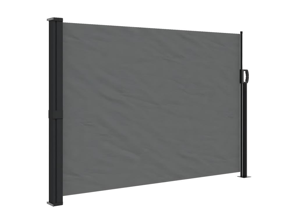 Auvent latéral rétractable anthracite 140x500 cm XNEQ09229