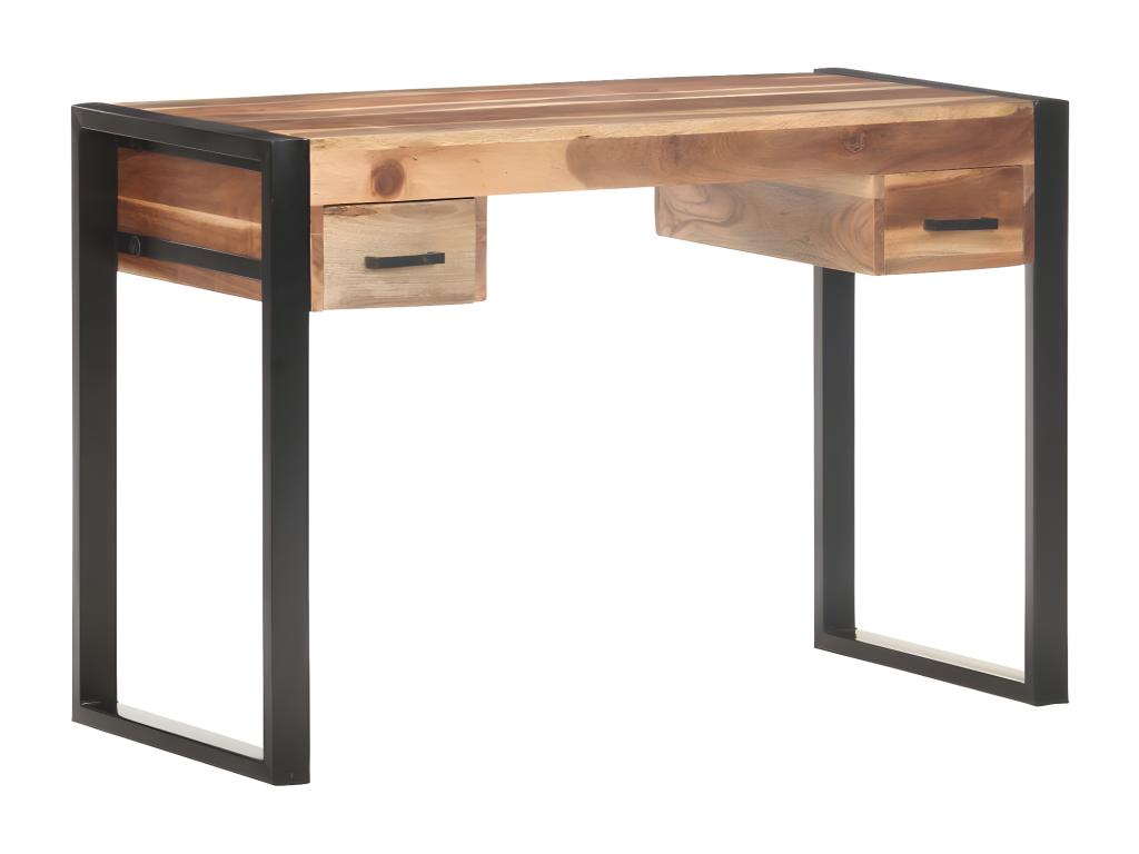 Bureau 110x50x76 cm Bois solide KQRJ50092