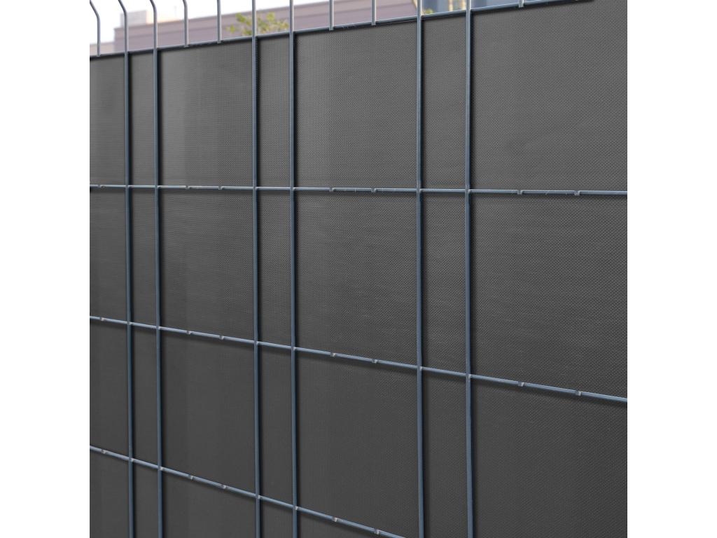 Lot de 4 bandes PVC grise 3500x19x19 cm 03 0006599 JAOK28041