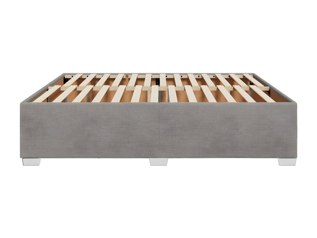 Cadre de lit Boislis 200x200 cm Tissu LDKY21611