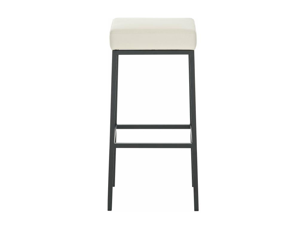 Lot de 2 tabourets métal crème 37x37x80 cm 10 0004364 DASG10489