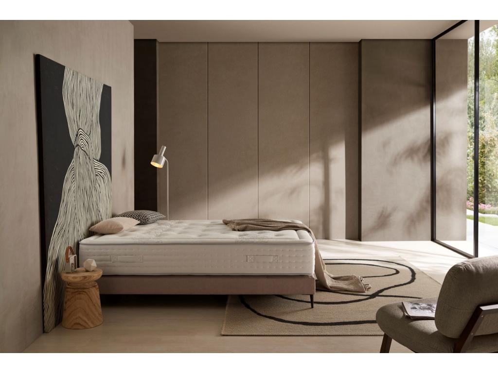 Matelas à Ressorts Ensachés Boislis Fait Main VIP Nature 80x200 Hauteur 30 /- 1 cm - Fermeté Moyenne - Haute AAHU90562