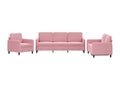 Ensemble de canapés 3 pcs velours rose LNFA65911