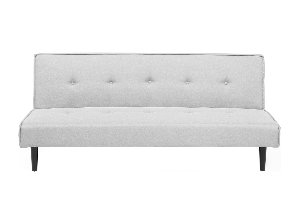 Canapé-lit Boislis Tissu Gris clair 3 places CWYS98434