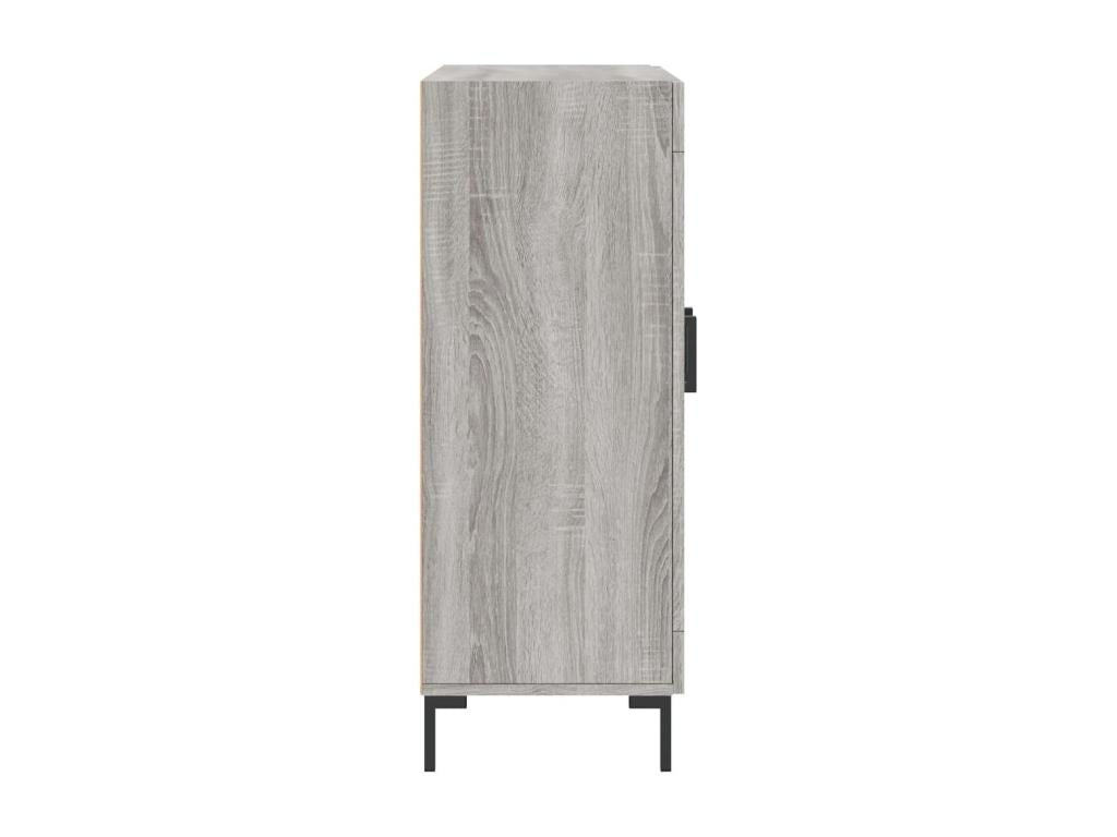 Buffet Boislis gris 69,5x34x90 cm bois d'ingénierie SPVT25859