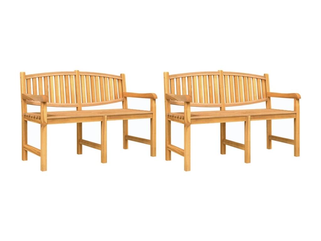 Ensemble à manger de jardin 3 pcs Bois de teck massif SFER23690