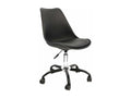 Chaise de Bureau Design Boislis 92cm Noir LOPL17821