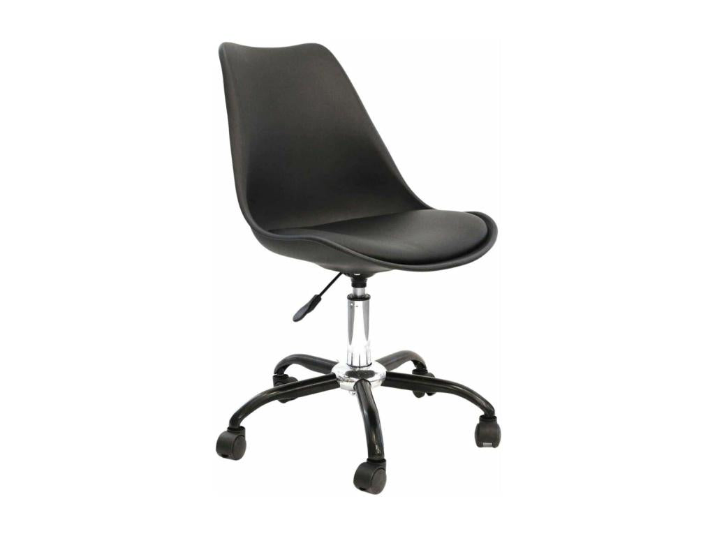 Chaise de Bureau Design Boislis 92cm Noir LOPL17821