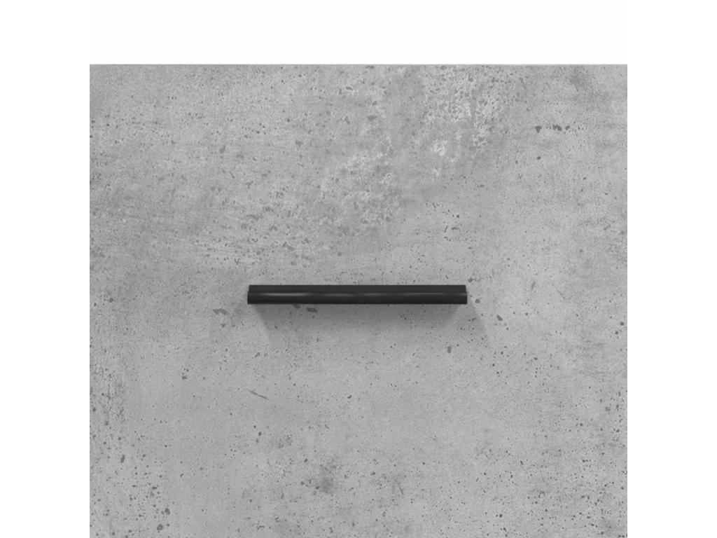 Table de chevet murale gris béton 35x35x20 ZCXX77869