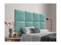 Boislis Tête de Lit Rembourrée en Laine Écologique Composée de Panneaux Autocollants Interchangeables Chambre de Luxe Rembourrée vert Boislis 220 cm TBEO03699