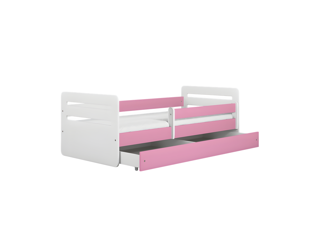 Lit Boislis rose avec tiroir sans matelas 180/80 HOGZ57178