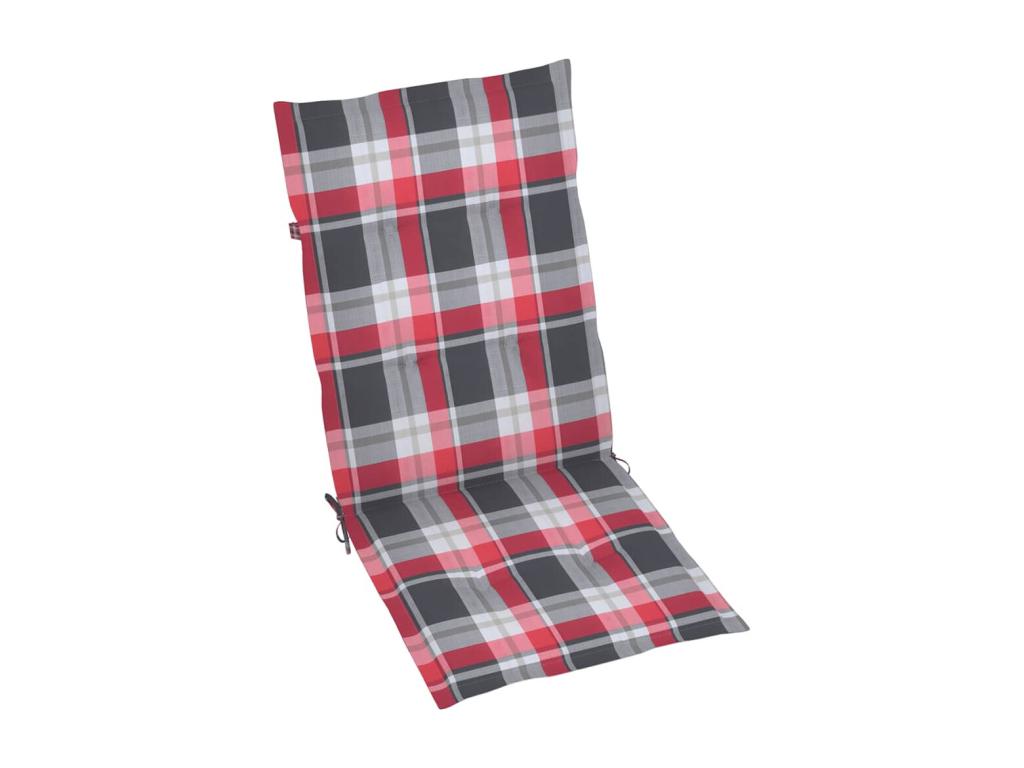 Chaises inclinables de jardin avec coussins 8 pièces Teck solide DXME65339
