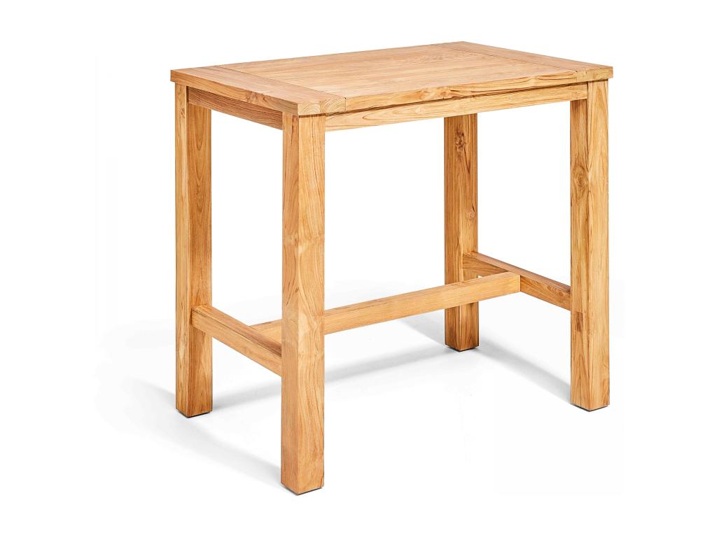 Table haute en teck recyclé massif YBNF51182