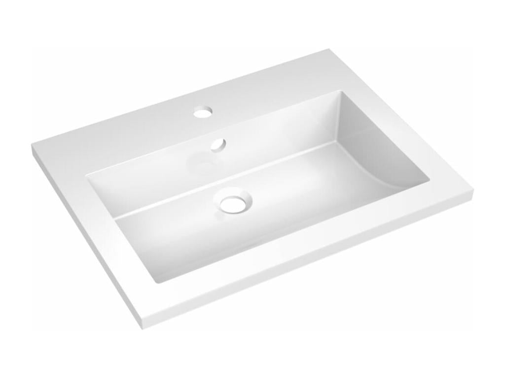 Lavabo en granit 600 blanc 60x45x12 cm 02 0002564 CFHY58245