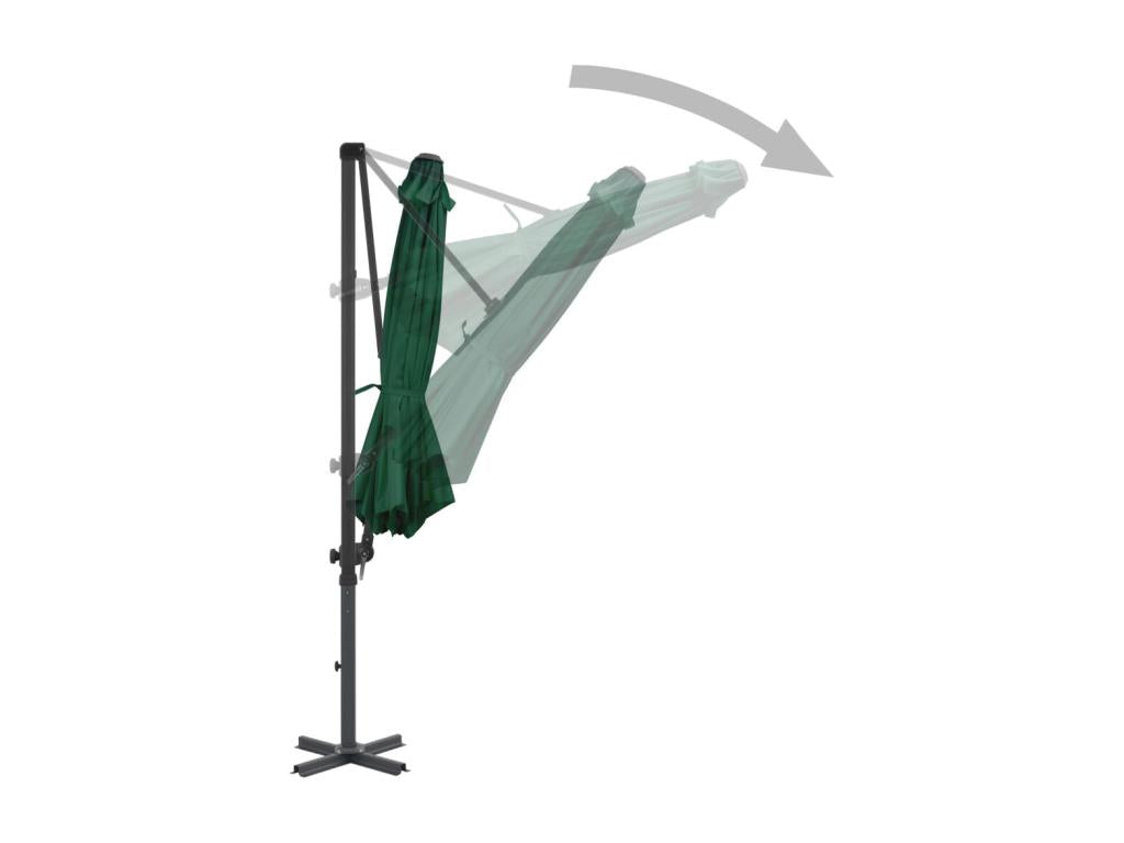 Parasol avec pied portable Vert CDEK85552