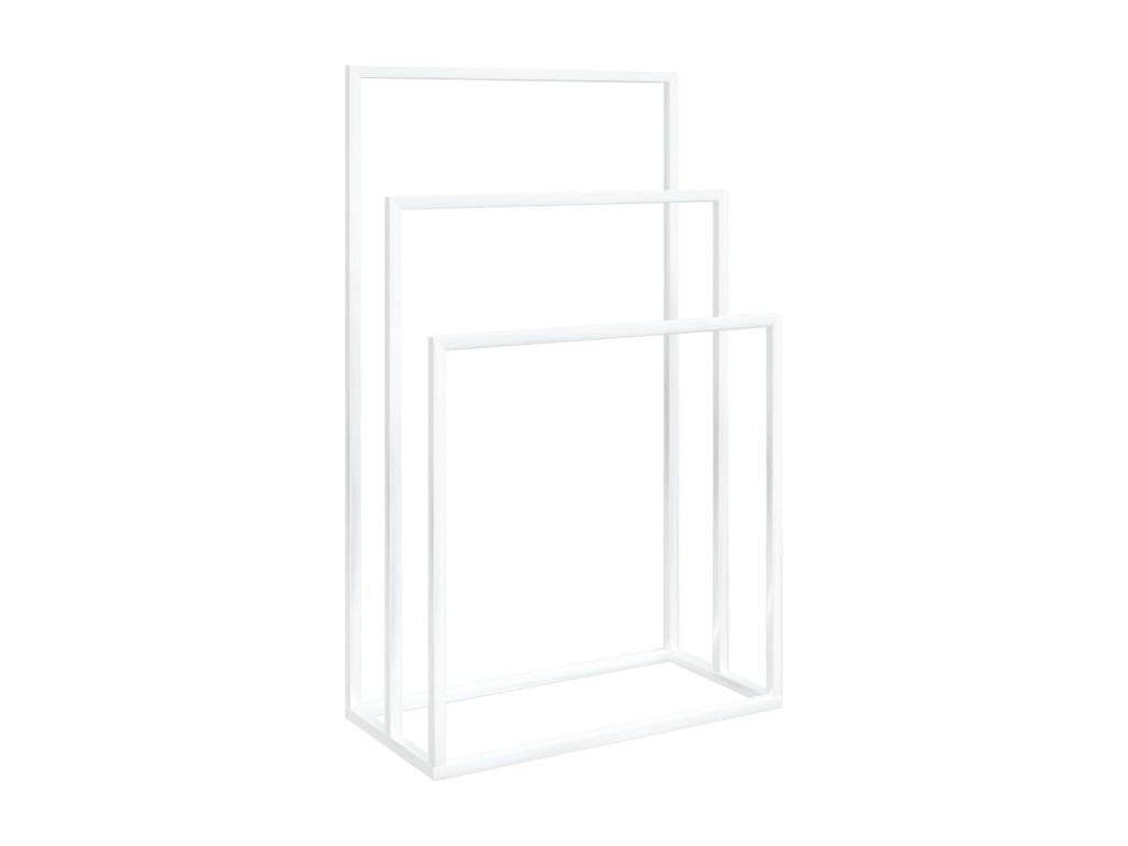 Porte-serviettes sur pied 48 blanche 48x24x79 cm 02 0005490 XLDC07042