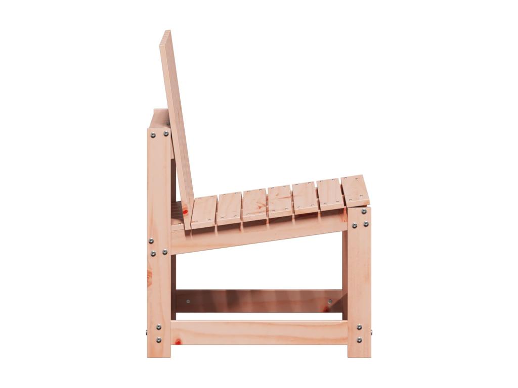 Chaise de jardin 50,5x55x77 cm bois massif de Boislis LEQW68720
