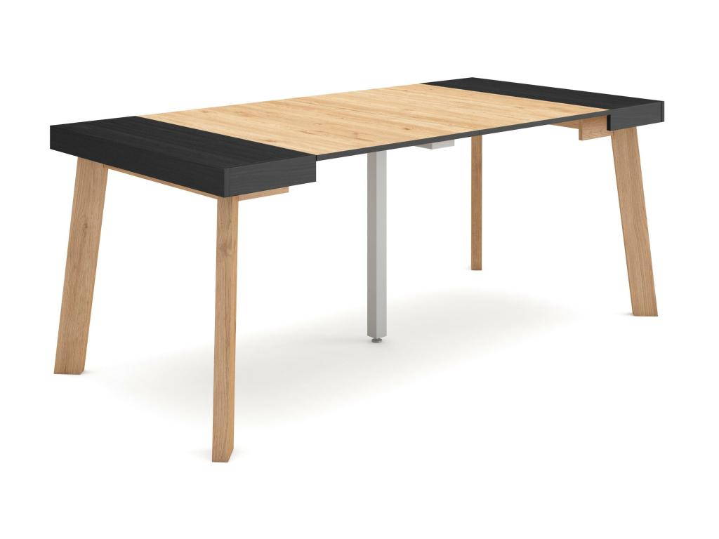 Table console extensible 180 Pour 8 personnes Pieds en bois TYCL85616