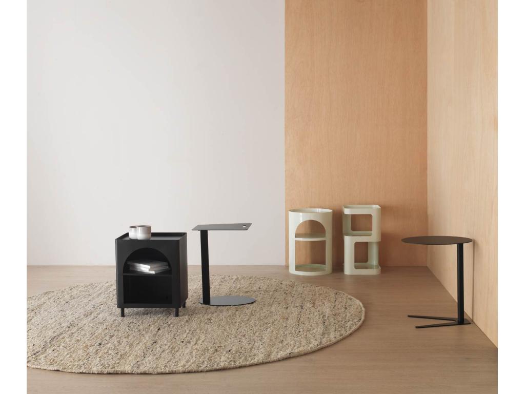 Table d'appoint en métal blanc UDRV36198