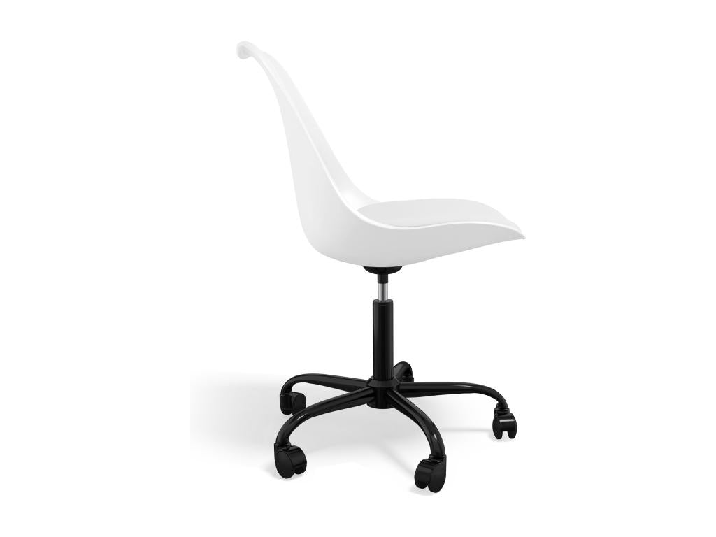 Chaise de bureau avec Boislis - Chaise de bureau pivotante - Structure noire Boislis FYBF10077
