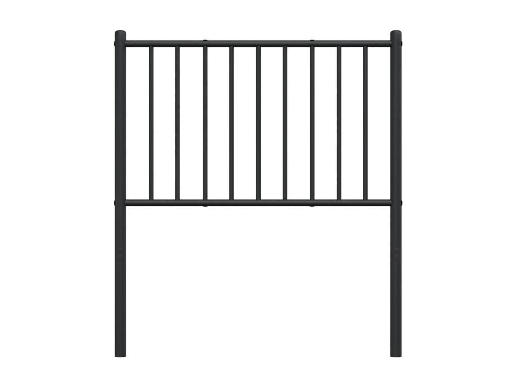 Tête de lit métal noir 75cm GKRY38898