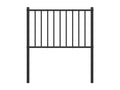 Tête de lit métal noir 75cm GKRY38898