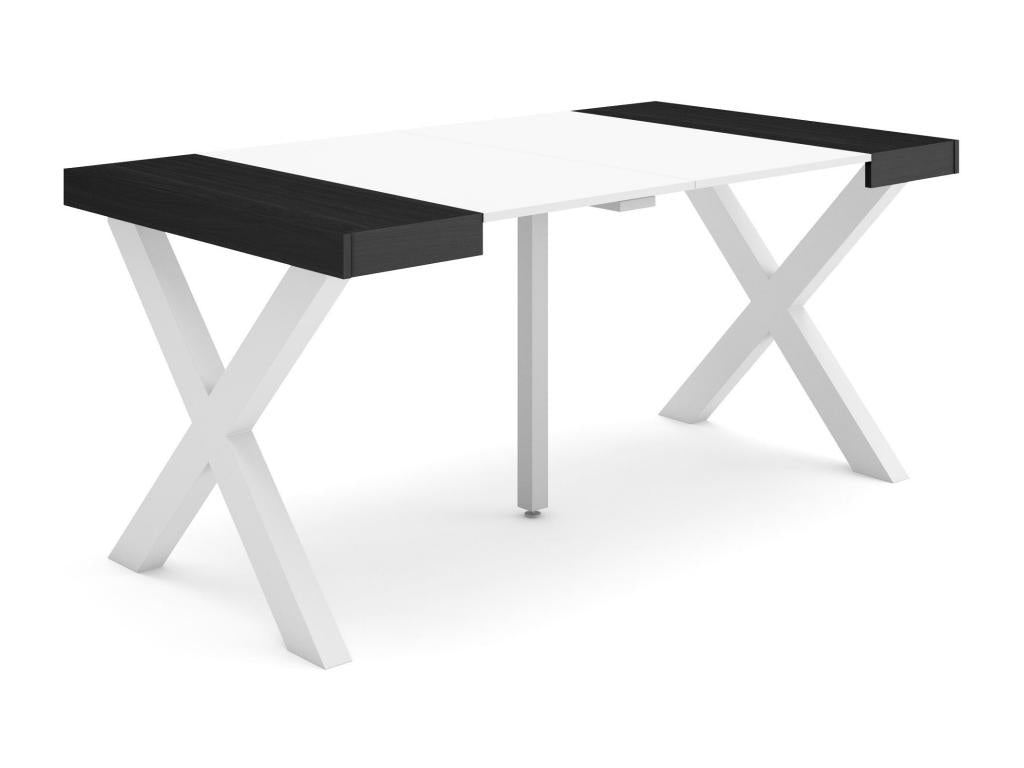 Table console extensible 160 Pour 8 personnes Pieds bois massif ZPJN11330