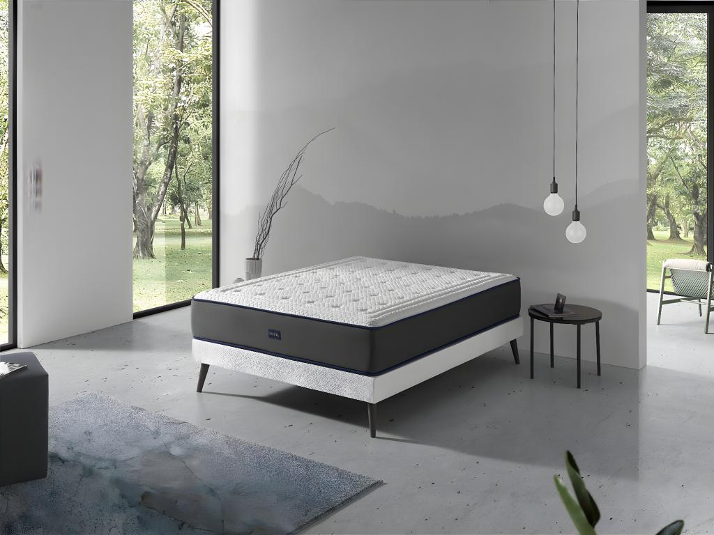 Matelas 140x190 Boislis Epaisseur 30 CM Moussee à mémoire ergonomique et respirante- Fermeté 3/5 Moyenne XAWS67753