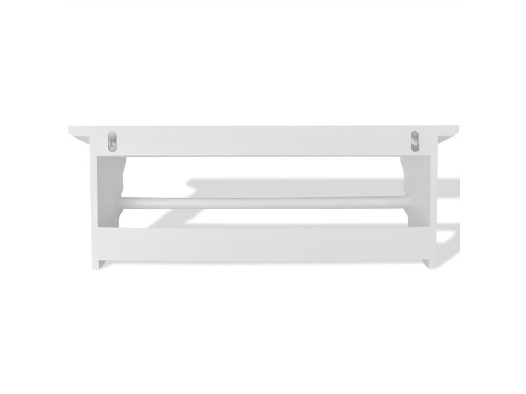 Porte-manteau Mobenze blanc style baroque EVZA51700