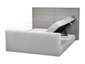 Lit Boxspring Tissu Boislis 160x200 cm Gris clair TLKS91528