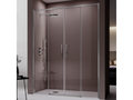 Paroi de douche 2 verres fixes 2 portes coulissantes Boislis 140-142.6 cm FWCT94440