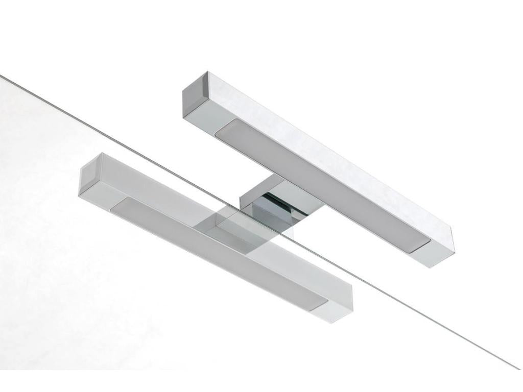 Ensemble meuble de salle de bain 1 tiroir Mobenze effet béton et miroir lumineux Mobenze L 70cm GCWL74694