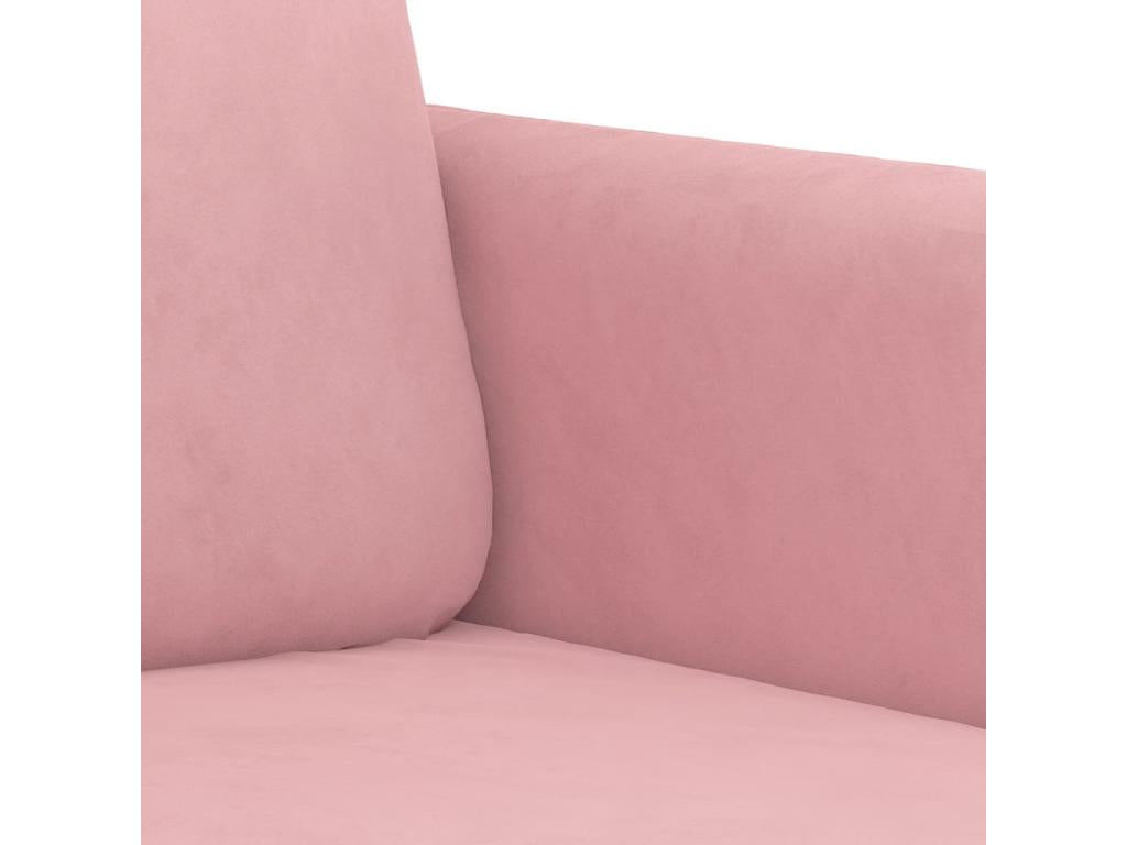 Ensemble de canapés 3 pcs velours rose LNFA65911