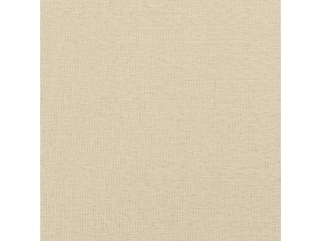 Canapé 3 places avec oreillers décoratifs crème 180 cm tissu ULIQ68641