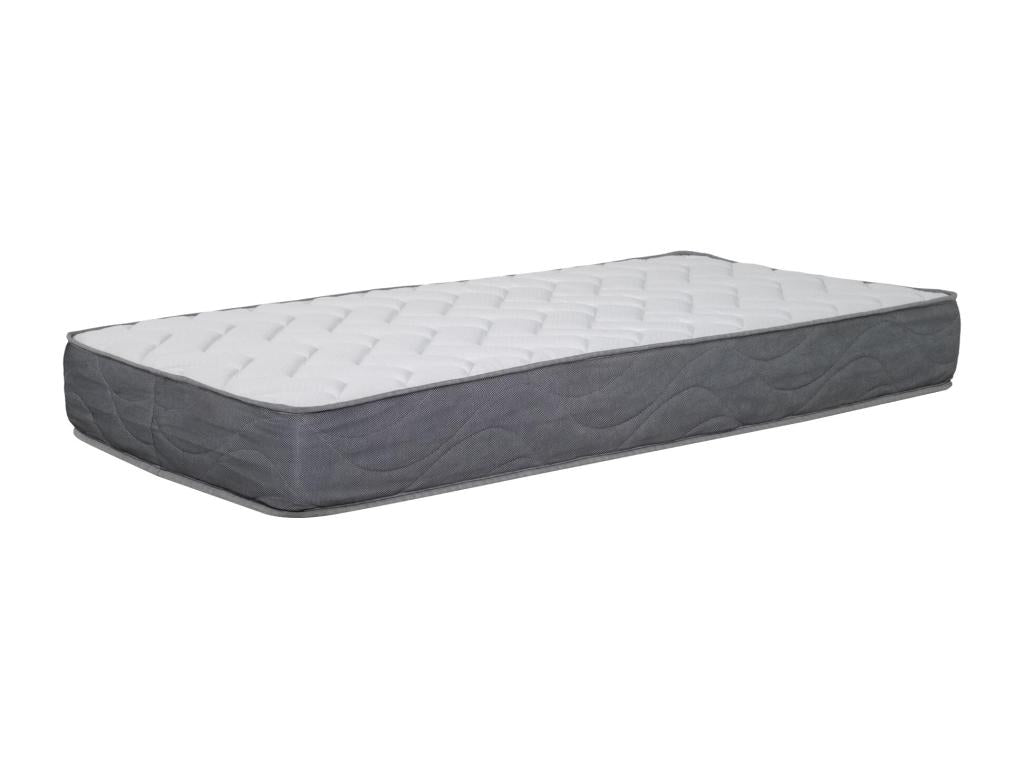 Ensemble Matelas Mousse Mobenze - 90x190 et 1 Oreiller mémoire 50x70 - Sommier tapissier noir MLAI78340