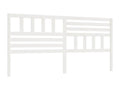 Tête de lit Blanc 206x4x100 cm Bois massif de pin FMQX75418
